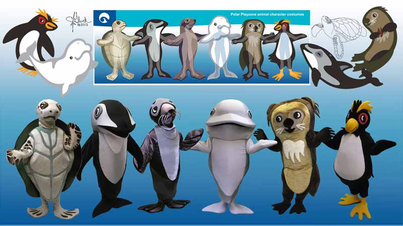 Shedd Mascots